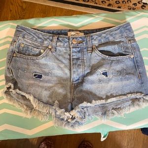 Forever 21 cutoff Jean short shorts size 27